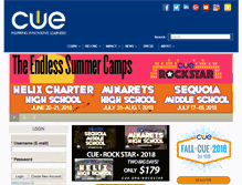 Tablet Screenshot of cue.org